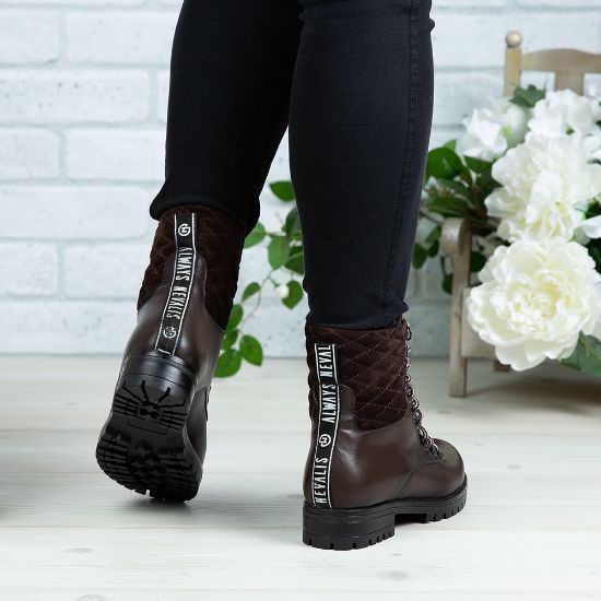 Imagine Ghete damă piele naturală N153 Maro