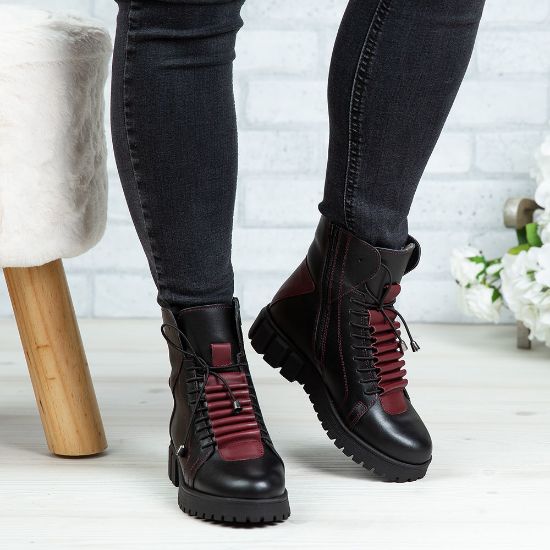 Imagine Ghete damă piele naturală 707 Negru