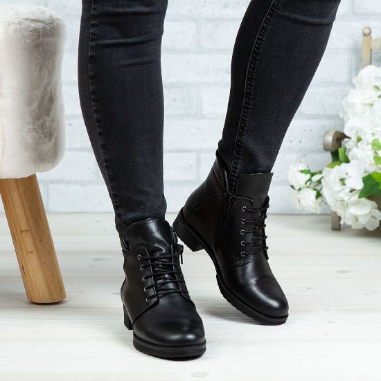 Imagine Ghete damă piele naturală 750 Negru