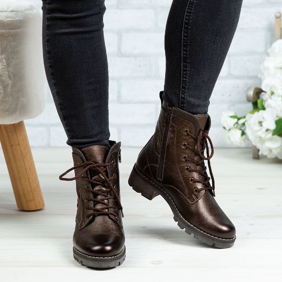 Imagine Ghete damă piele naturală 780 Maro