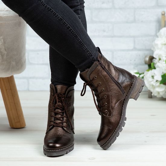 Imagine Ghete damă piele naturală 780 Maro