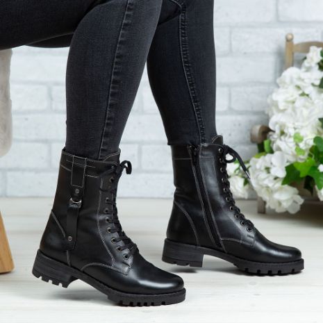 Imagine Ghete damă piele naturală 790 Negru