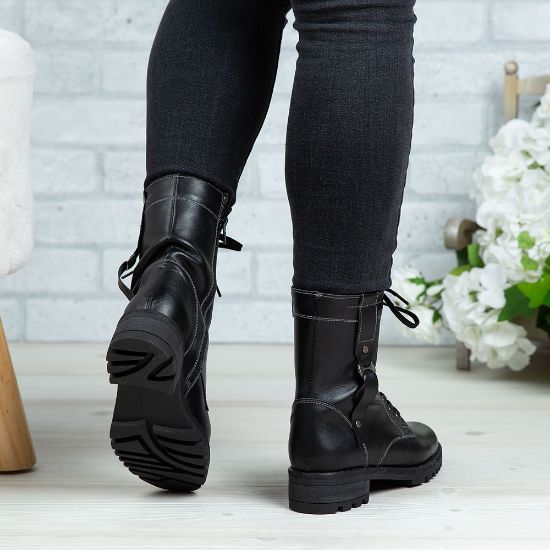 Imagine Ghete damă piele naturală 790 Negru