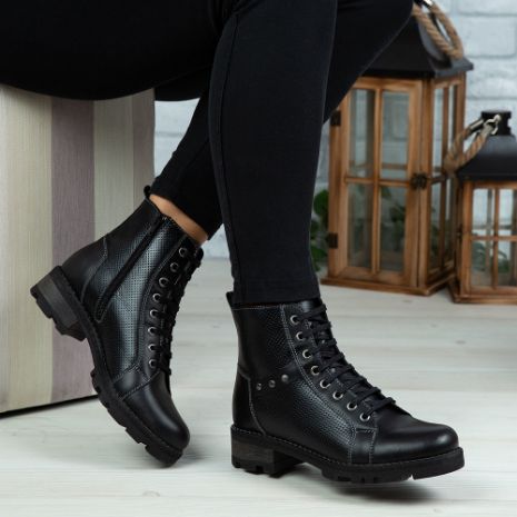 Imagine Ghete damă piele naturală C BO3 Negru