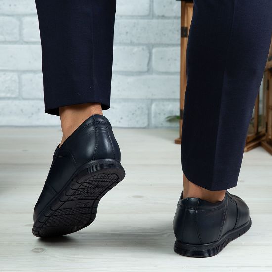 Imagine Mocasini bărbați piele naturală 542 Blue