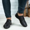 Imagine Pantofi casual bărbați piele naturală 650 P Negru