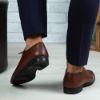 Imagine Pantofi eleganți bărbați din piele naturală O24 Maro