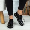 Imagine Pantofi damă piele naturală 132-1 NEGRU