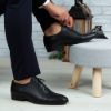 Imagine Pantofi eleganți bărbați din piele naturală O24 Negru