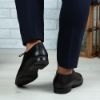Imagine Pantofi eleganți bărbați din piele naturală O25 Negru