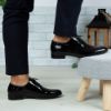 Imagine Pantofi eleganți bărbați din piele naturală O25 Negru Lac