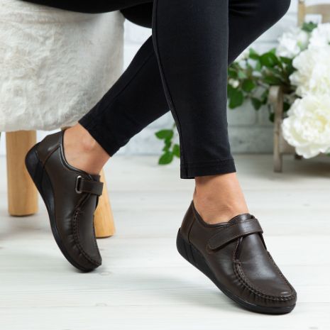 Imagine Pantofi damă piele naturală 140 Maro