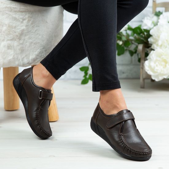 Imagine Pantofi damă piele naturală 140 Maro