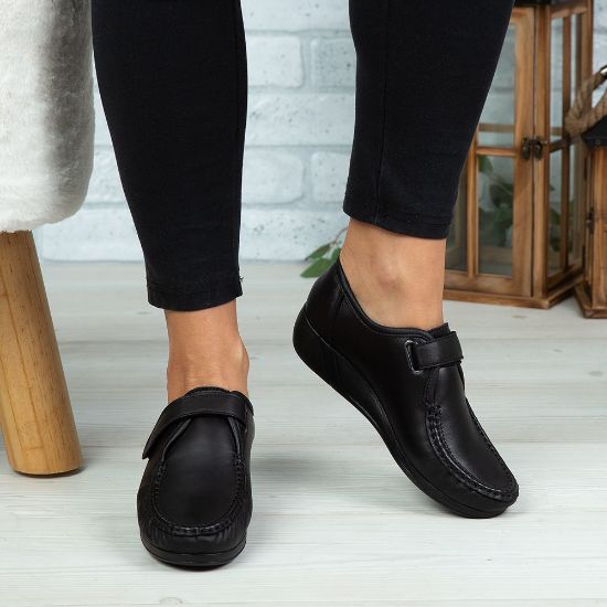 Imagine Pantofi damă piele naturală 140 Negru