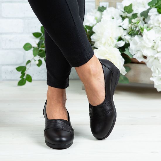 Imagine Pantofi damă piele naturală 155 Negru