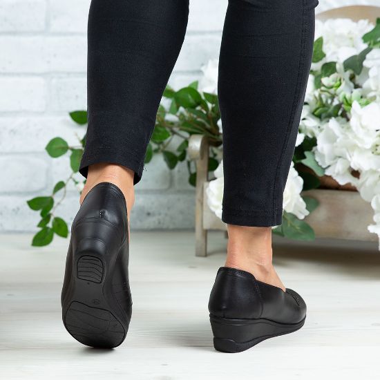 Imagine Pantofi damă piele naturală 155 Negru