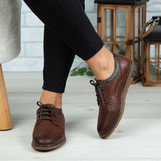 Imagine Pantofi copii piele naturală 400Y Maro