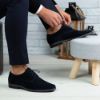 Imagine Pantofi eleganți bărbați din piele naturală 506 Blue VEL