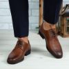 Imagine Pantofi eleganți bărbați din piele naturală 308 Maro