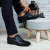 Imagine Pantofi eleganți bărbați din piele naturală 399 Blue