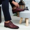 Imagine Pantofi eleganți bărbați din piele naturală 394 Vișiniu