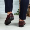 Imagine Pantofi eleganți bărbați din piele naturală 366 Vișiniu