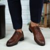 Imagine Pantofi eleganți bărbați din piele naturală 366 Maro