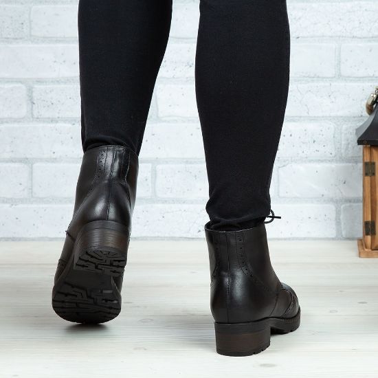 Imagine Ghete damă piele naturală L400-S Negru