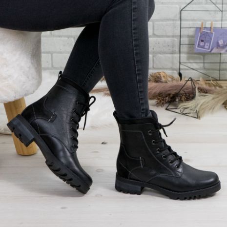 Imagine Ghete damă piele naturală 780 Negru