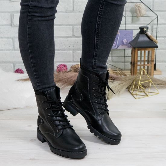 Imagine Ghete damă piele naturală 780 Negru