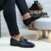Imagine Pantofi eleganți bărbați din piele naturală 322 Blue