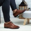 Imagine Pantofi eleganți bărbați din piele naturală 350 Maro