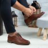 Imagine Pantofi casual bărbați din piele naturală 380 Maro