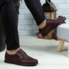 Imagine Pantofi casual bărbați piele naturală 540 Vișiniu