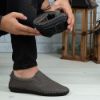 Imagine Mocasini bărbați piele naturală 600 Gri