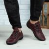 Imagine Pantofi casual bărbați piele naturală 670 Vișiniu