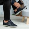 Imagine Pantofi casual bărbați piele naturală 691 Blue