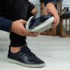 Imagine Pantofi casual bărbați piele naturală 691 Blue