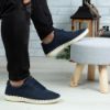 Imagine Pantofi casual bărbați piele naturală 693 Blue