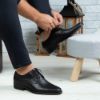 Imagine Pantofi eleganți bărbați din piele naturală 308 Negru