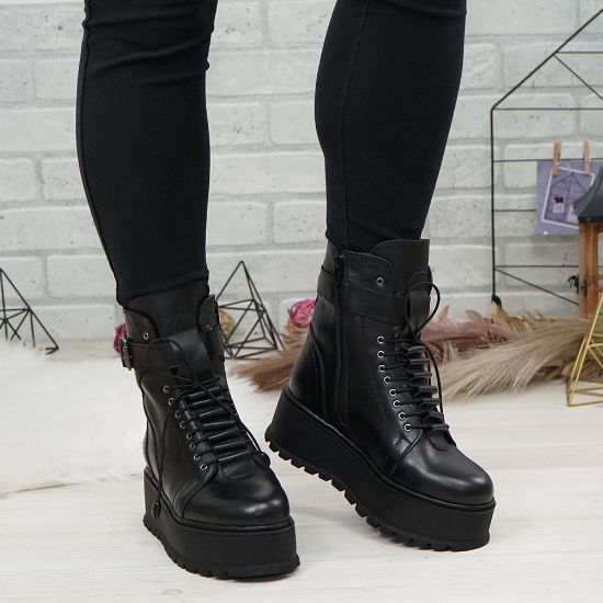 Imagine Ghete damă piele naturală 789 Negru