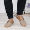 Imagine Pantofi casual bărbați piele naturală 690 perforat Bej