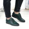 Imagine Pantofi sport bărbați piele naturală 433M verde