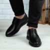 Imagine Pantofi casual bărbați piele naturală 558 negru