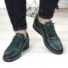 Imagine Pantofi sport bărbați piele naturală 433M verde