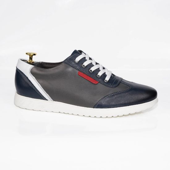 Imagine Pantofi sport bărbați piele naturală 432 Blue