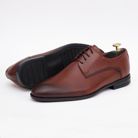 Imagine Pantofi eleganți bărbați din piele naturală 390 Maro