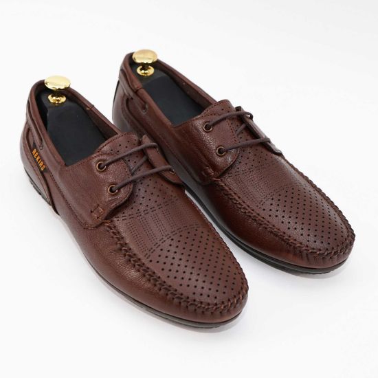 Imagine Pantofi casual bărbați piele naturală m101 maro