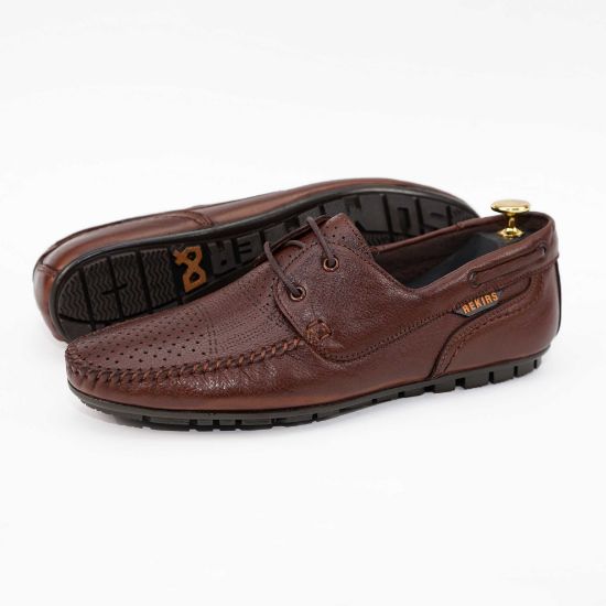 Imagine Pantofi casual bărbați piele naturală m101 maro