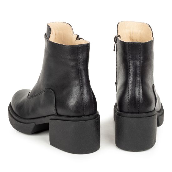 Imagine Ghete damă din piele naturală 701 negru